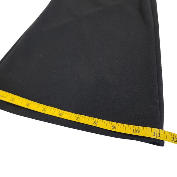 Hunter & Brown Womens Wide Leg Cropped Pants Size Small Black Pull On Ponte Knit - Picture 11 of 11